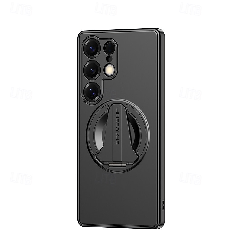 telefon Carcasă Pro Samsung Galaxy S26 Plus S26 Ultra S25 Ultra Plus S25 Hrana Zadní kryt Magnetické adsorpční pouzdro se stojánkem Magnetické Podpora bezdrátového nabíjení Retro PC 2026 - $17.99 –P1