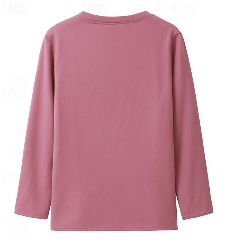 Dames Elegant Warm Modieus Tweedelige sets Trainingspak Broeken Sets Lange mouw Bisschop Strakke ronde hals Grafisch Brief Afdrukken Buiten Vakantie Casual Blozend Roze Donker Roze blauw Herfst 2025 - $41.99 –P3
