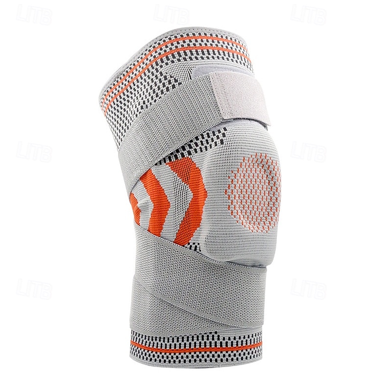 Masculino Pacote com 2 joelheiras de compressão esportiva Anti-Escorregar Tecido Dor no joelho Suporte de joelho Para Exercite-se LCA Levantamento de peso de 2025 por $20.99 –P11