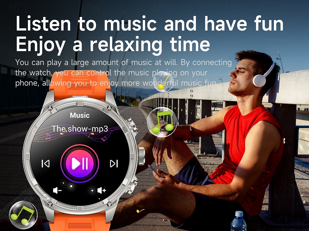 V99 Smart Watch 1.85 inch Smartwatch Fitness Running Watch Bluetooth Pedometer Call Reminder Fitness Tracker Compatible with Smartphone Unisex Long Standby Hands-Free Calls Waterproof IP 67 52mm 2026 - $66.99 –P16