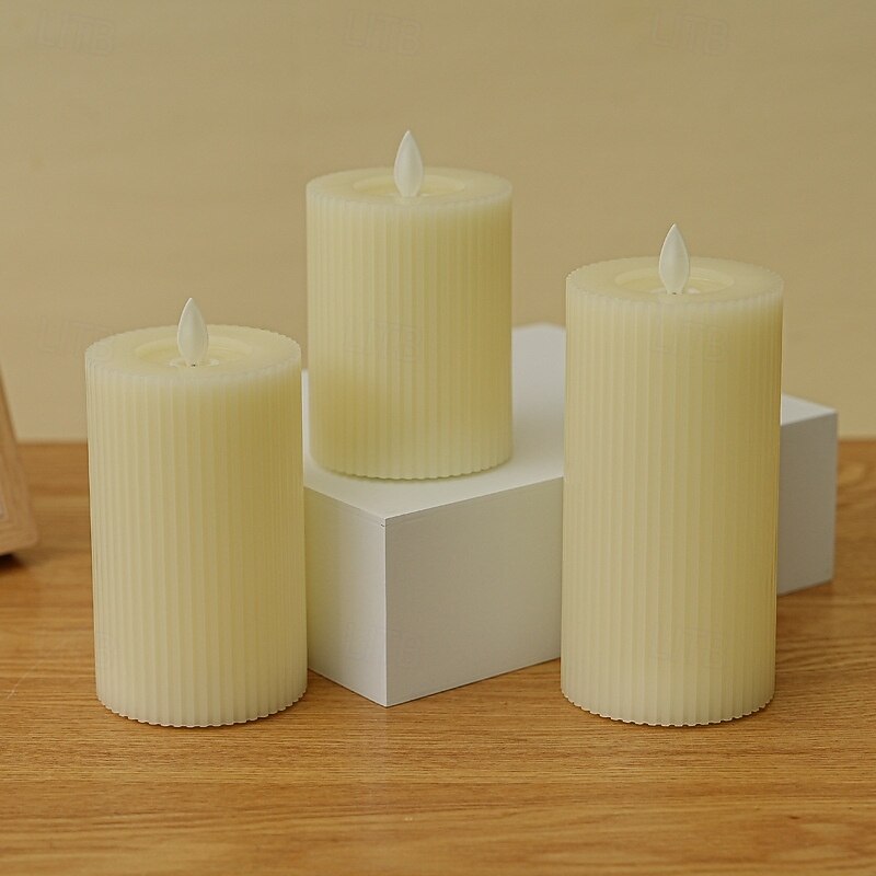 Kynttilä Langaton Tilan vaihtaminen Joulu Yksinkertainen Moderni AAA-paristot viritetty 3kpl 2026 - $17.99 –P3