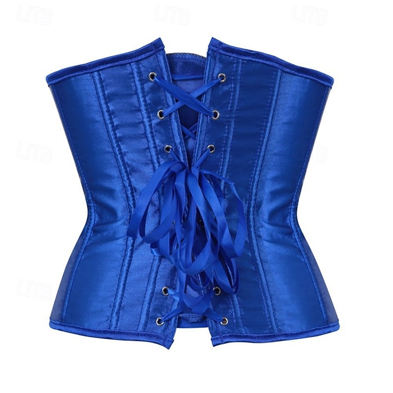 Per donna Corsetto modellante per la vita Intimo Modellante Corsetto sexy Moda Dolce Colore Puro Orlo irregolare Senza schiena Vacanza Streetwear Data Senza Maniche Top con spalle scoperte Nero Rosso del 2026 a $27.99 –P18