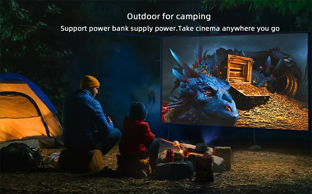 YT200 LED Projector Mini Handheld Pocket Portable Prejecting Wired Screen Mirroring from iOS Android Smartphones for Kids Classical Movies Retro Films Valentine's Day Gift 2026 - $42.99 –P7