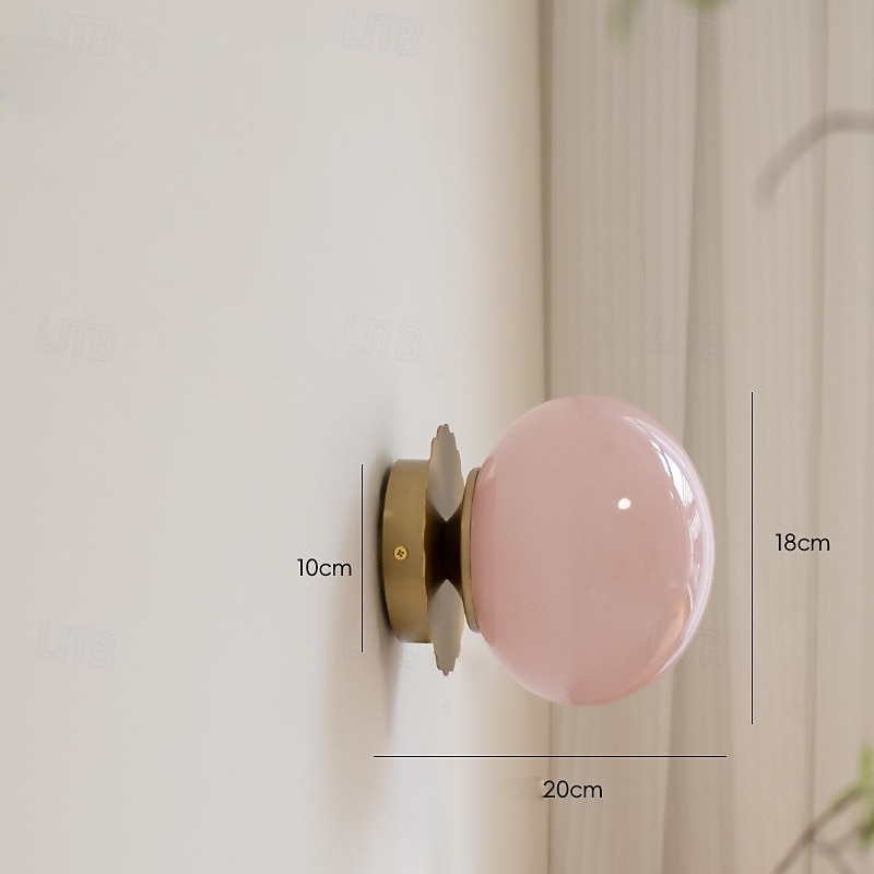 luminária de parede de vidro globo bauhaus moderna de 2026 por $132.99 –P5