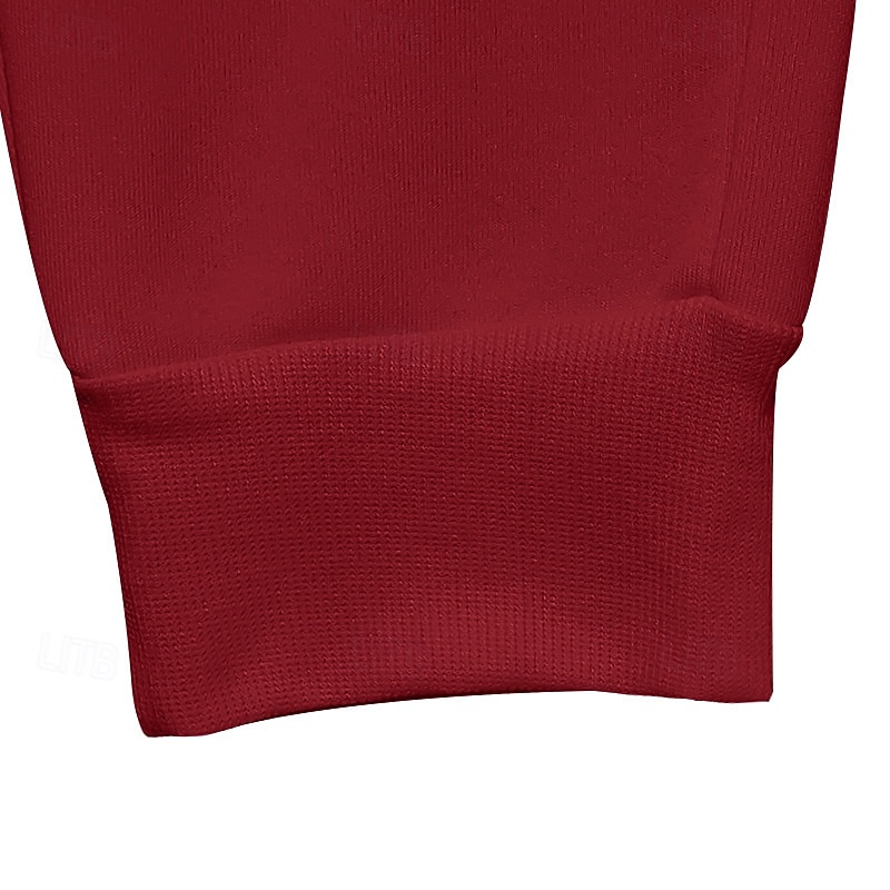 Hombre Sudadera Tracksuit Conjunto de atuendo Escote Chino Exterior Diario Deportes Correa Bolsillo Raya Negro Rojo Azul Marino Poliéster Ropa de Deporte Moda Ropa de calle Primavera 2026 - $57.99 –P13