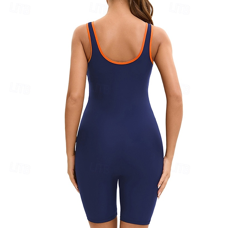 Femmes Maillots de bain intégraux Combinaison Fine UPF50+ Sans manches Maillot de Bain Natation Plongée Surf Plongée en apnée Patchwork Été Printemps Automne de 2025 ? $25.99 –P11