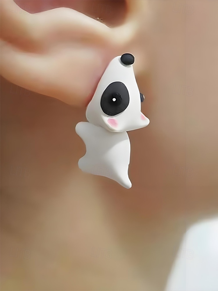 Pendientes de animales de Halloween para mujer: bonitos pendientes de aleación en 3D con dibujos de dinosaurios, cerdos e hipopótamos para fiestas, cosplay y regalos. 2026 - $5.99 –P3