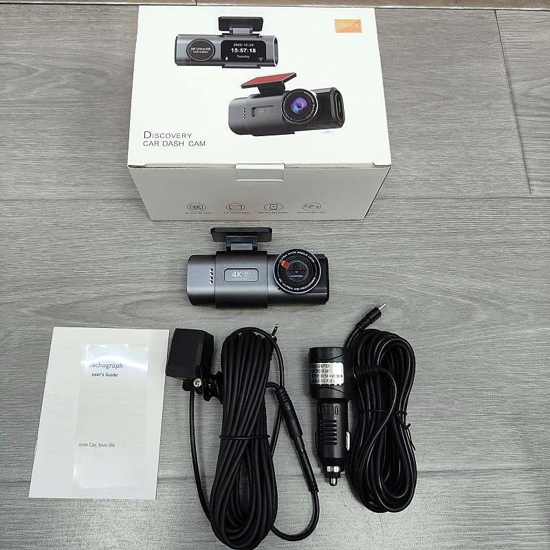 HD 4K front camera 1080P rear camera dashcam with WiFi mobile connectivity and 1.5 inch IPS screen for loop recording. 2025 - $75.99 –P3