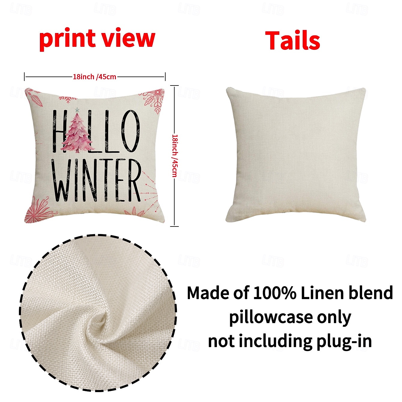 рождественские наволочки, пряничный человечек &Декоративные подушки с алфавитным принтом, праздничные подушки для дивана &домашний декор 2025 - $4.99 –P2