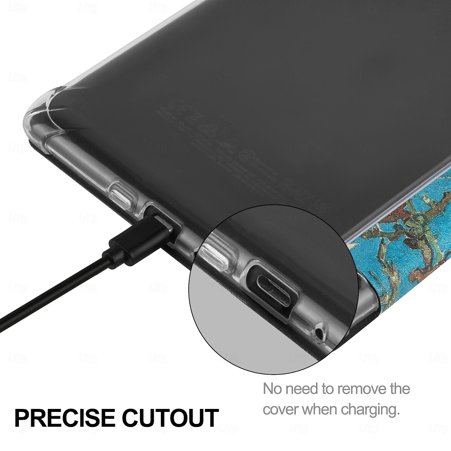 Чехол для планшета Amazon Kindle Paperwhite (12-го поколения) 2024 года, Kindle Paperwhite 11-го поколения 2022 года, 6-спусковая ручка, интеллектуальное автоматическое включение/выключение, защитный 2026 - $19.99 –P4