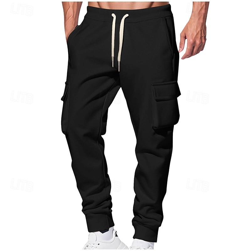 Per uomo Pantaloni da Tuta Cargo Pantaloni da tuta Joggers Pantaloni Coulisse Tasca Elastico in vita Semplice Comodità Quotidiano Sport all'Aperto Moda Casual Rosa Rosso Micro-elastico del 2026 a $20.99 –P19