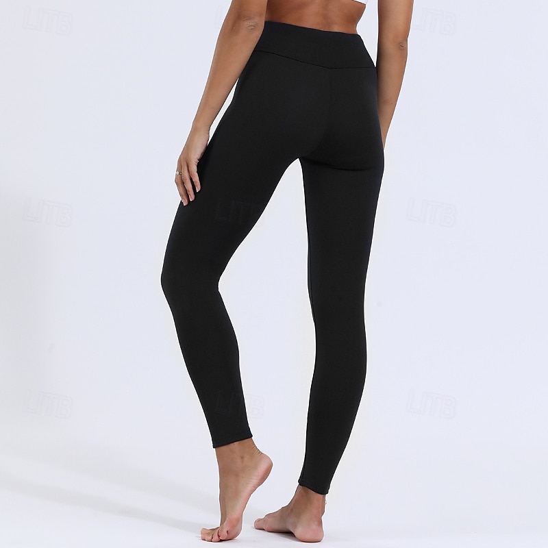 Per donna Leggings Fodera in pile accogliente Casual Lunghezza intera Misura del girovita medio Semplice Elastico in vita Calore Termico Elasticizzato Vacanza Streetwear Casual Rosso violaceo Grigio del 2025 a $22.99 –P9