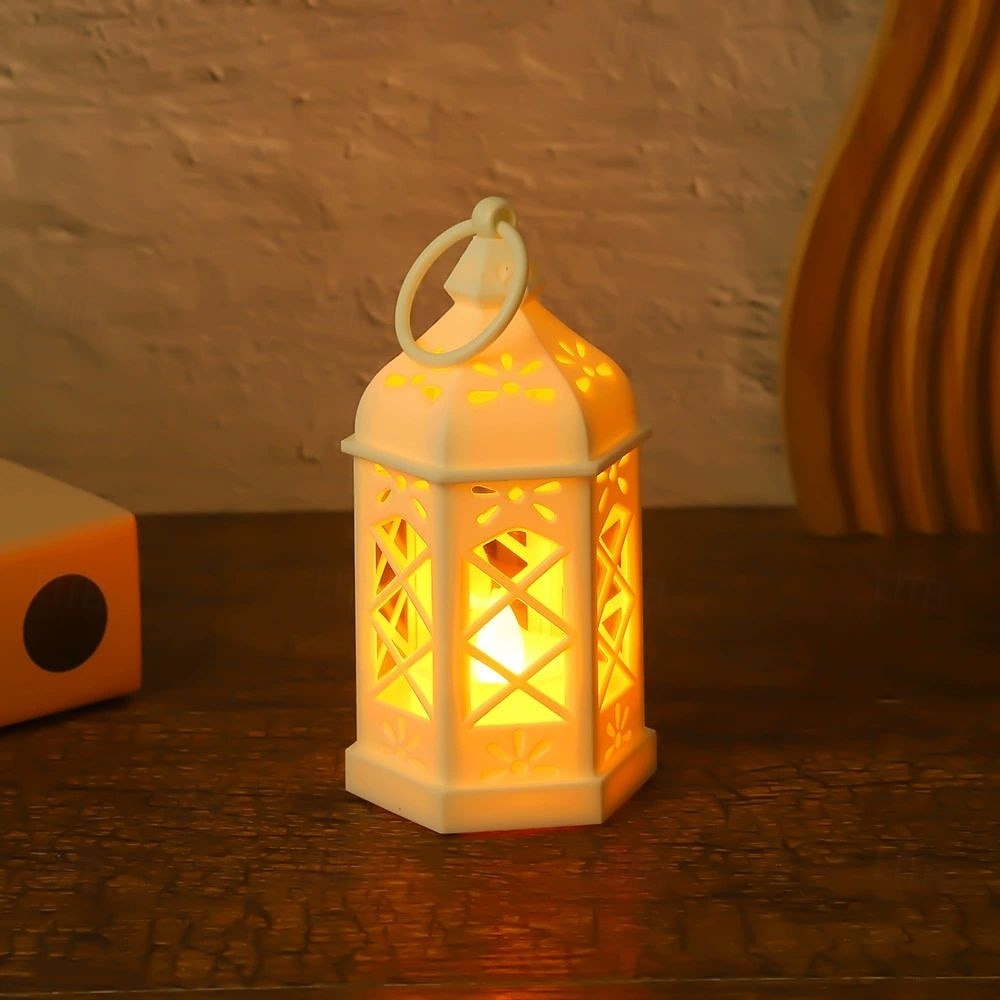 6pcs Christmas Retro Lantern LED Candle Light Battery Powered Creative Lantern for Halloween Christmas and New Year Holiday Party Bedroom Living Room Window Bar Decorations 2025 - $23.99 –P10