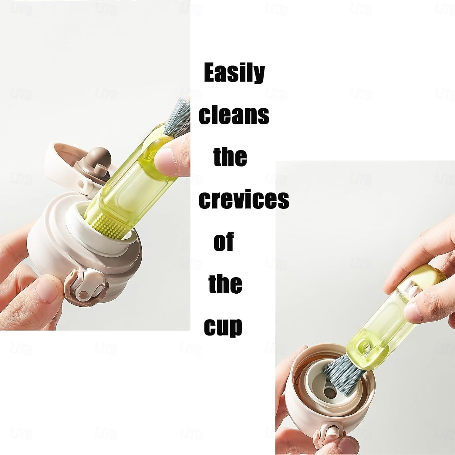 Cepillo de limpieza de cocodrilo 3 en 1 con cepillos de fregado intercambiables, juego de cepillos para limpiar grietas, para espacios reducidos entre biberones, vaso apto para biberones, ranuras y 2025 - $6.49 –P16