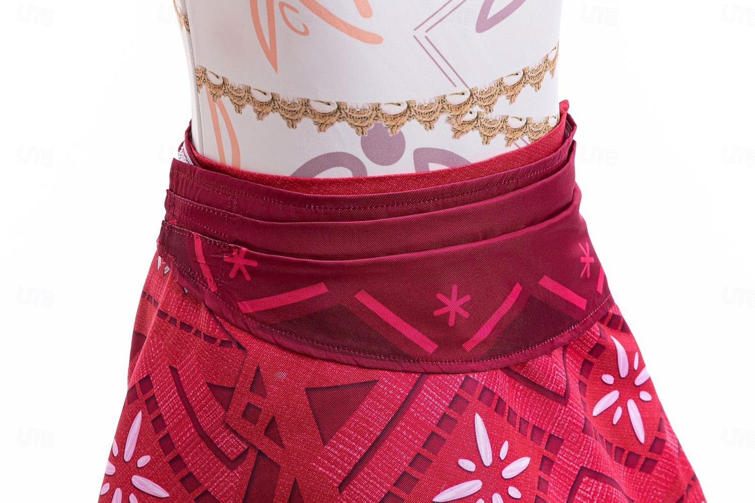 Prinzessinnen-Märchen Vaiana-Kleid Kinderkarneval Kindertag Neujahrsfest Feiertag Terylene Orange Damen einfache Karnevalskostüme Top Rock Gürtel Welttag des Buches Kostüme 2025 - $43.99 –P10