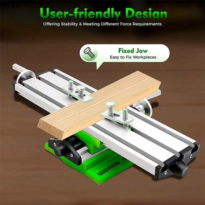 Mini Multifunction Drilling&Milling Machine Worktable Drill Vise Fixture Table Machine Tool for Bench Drilling Cross Slide Table 2026 - $100.99 –P15