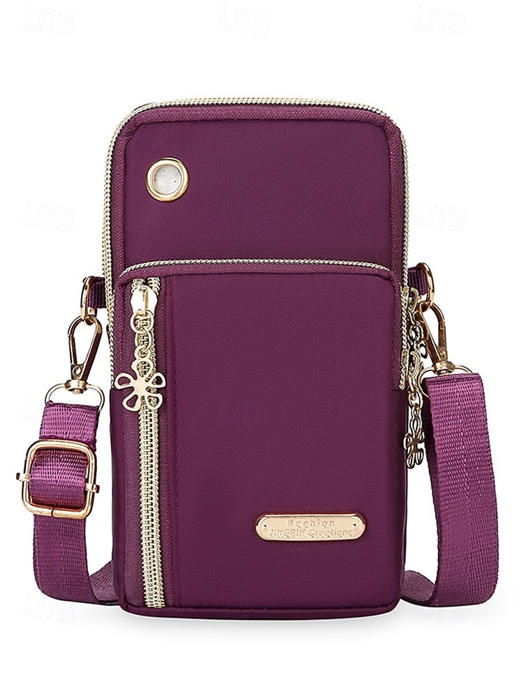Sac à bandoulière imperméable pour femme avec design multi-poches, sac à main de voyage en nylon léger pour l'extérieur, le sport et l'utilisation quotidienne de 2026 ? $14.99 –P4
