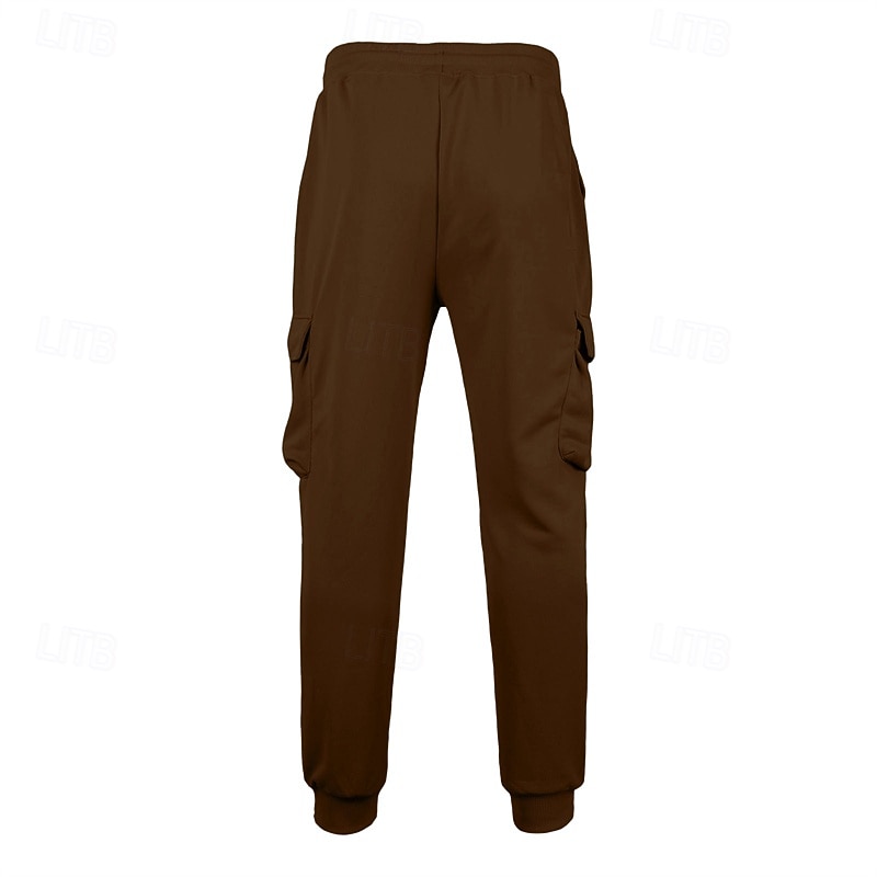 Per uomo Pantaloni da Tuta Cargo Pantaloni da tuta Joggers Pantaloni Coulisse Tasca Elastico in vita Semplice Comodità Quotidiano Sport all'Aperto Moda Casual Rosa Rosso Micro-elastico del 2026 a $20.99 –P8