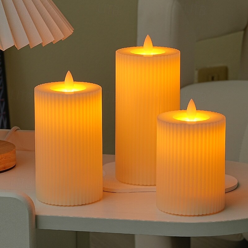 Kynttilä Langaton Tilan vaihtaminen Joulu Yksinkertainen Moderni AAA-paristot viritetty 3kpl 2026 - $17.99 –P1