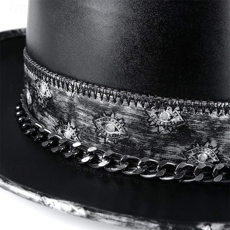 Homme Chapeau de Soleil Chapeau de Fête Noir EPE Mode Occasionnel Halloween Rue Quotidien Crânes Confortable Respirant de 2026 ? $38.99 –P6