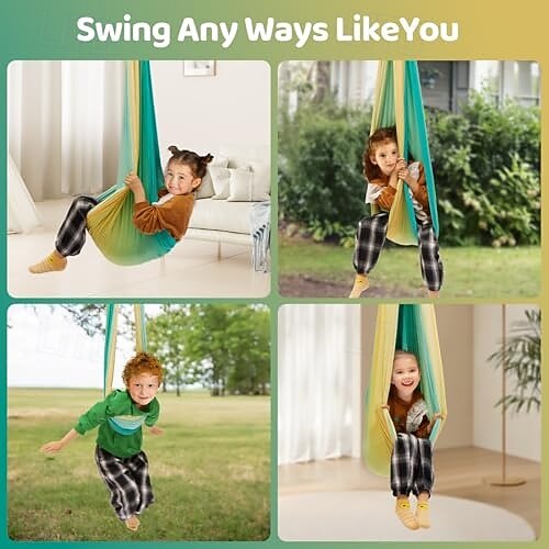 Sensory sway for children and adults capable of accommodating 300 pounds of indoor and outdoor sensory sway double-layer treatment for children with autism including suspension kit 2026 - $100.99 –P5