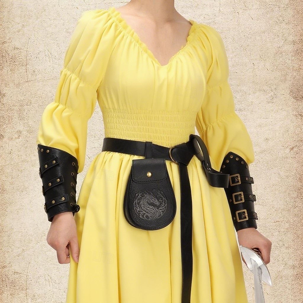 Retro / vintage Medeltida kostymer Renässans Vapen och Rustning armband Tillbehör set Krigare Alf Viking Maskeradkläder Herr Dam Unisex Viking fantasi Halloween Karnival Prestanda LARP Ren Faire Vuxen 2025 - $32.99 –P9