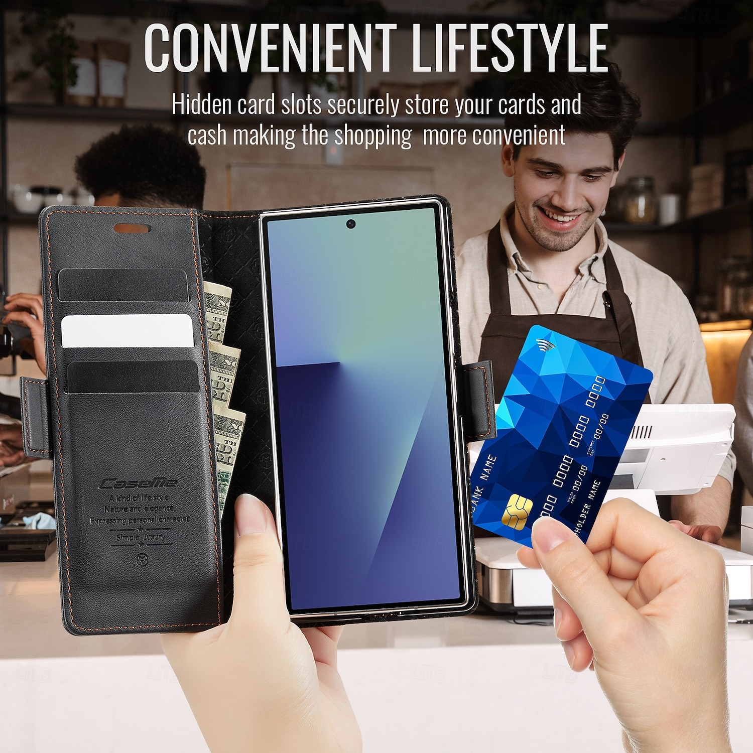 Phone Case For Samsung Galaxy Z Fold 7 Magnetic Adsorption Wallet Case Magnetic Full Body Protective Kickstand TPU PU Leather 2025 - $13.99 –P12