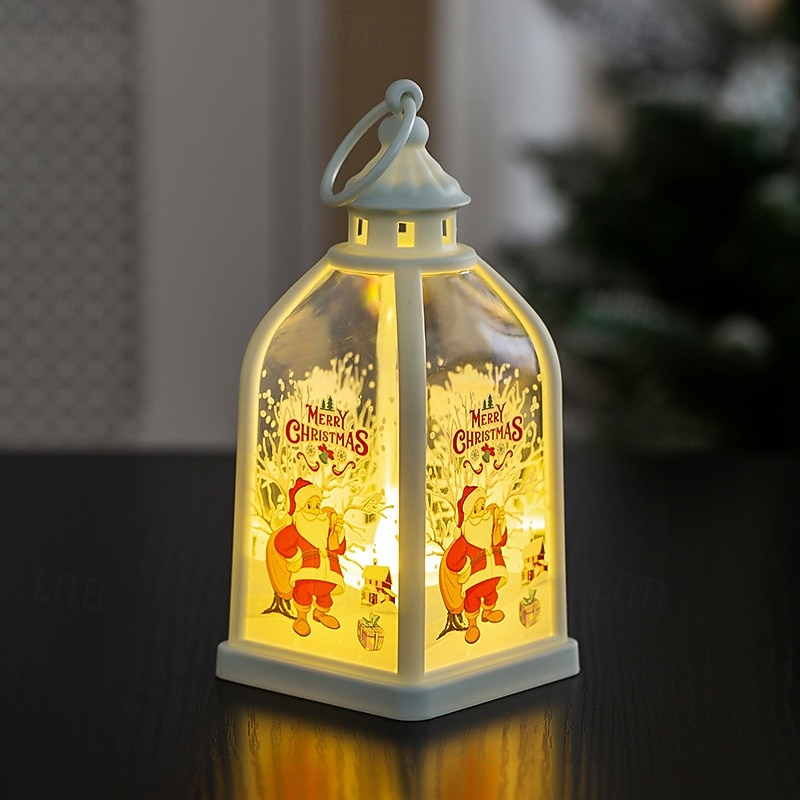1 pc 14,2*6,8 cm weihnachten led elektronische kerze licht handheld laterne party desktop atmosphäre ornament licht ag13 * 3 batterie 2025 - $3.99 –P5