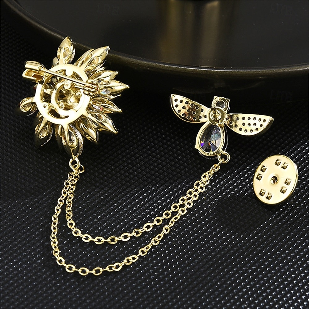 Броши Классический Ретро геометрический Животный принт Элегантный стиль Мода На заказ Простой Брошь Бижутерия Серебряный Золотой Назначение Свадьба Для вечеринок Подарок Обручение Выпускной фестиваль 2026 - $32.99 –P4