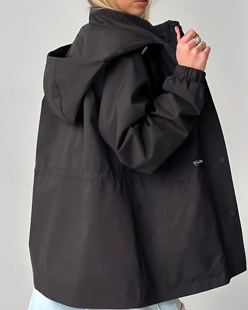 Mulheres Casaco de inverno Casaco com capuz Manter Quente Confortável Zíper Bolsos Casual Tecido Férias Roupa Diária Para Noite Final de semana Padrão Com Capuz Normal Manga Longa agasalhos Azul de 2025 por $41.99 –P10