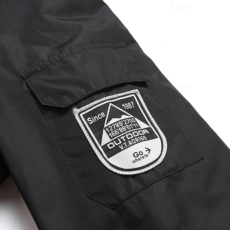 Homens Jaqueta Softshell Jaqueta de Trilha Casaco de lã Inverno Ao ar livre Térmico / Quente Prova-de-Água Blusas Cinzento Escuro Preto Branco Verde Tropa Laranja de 2025 por $70.99 –P15