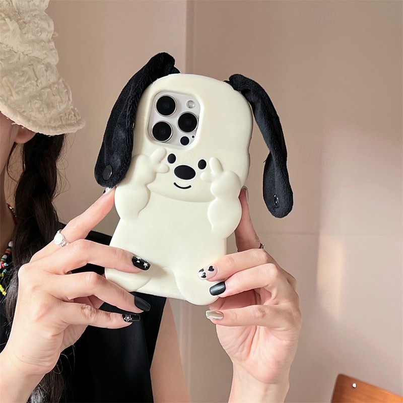 Phone Case For iPhone 16 15 14 Pro Max Plus 13 Pro Max Back Cover Shockproof Rabbit Silicone 2025 - $13.99 –P2