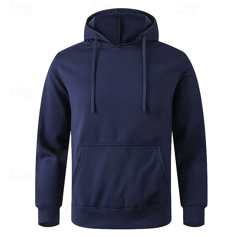 Hombre Sudadera Sudadera Con Capucha Sudadera con capucha de lana Negro Blanco Amarillo Rosa Verde Ejército Con Capucha Plano Bolsillo Deporte Casual Diario Ropa de calle Fresco Ropa deportiva 2025 - $17.99 –P11