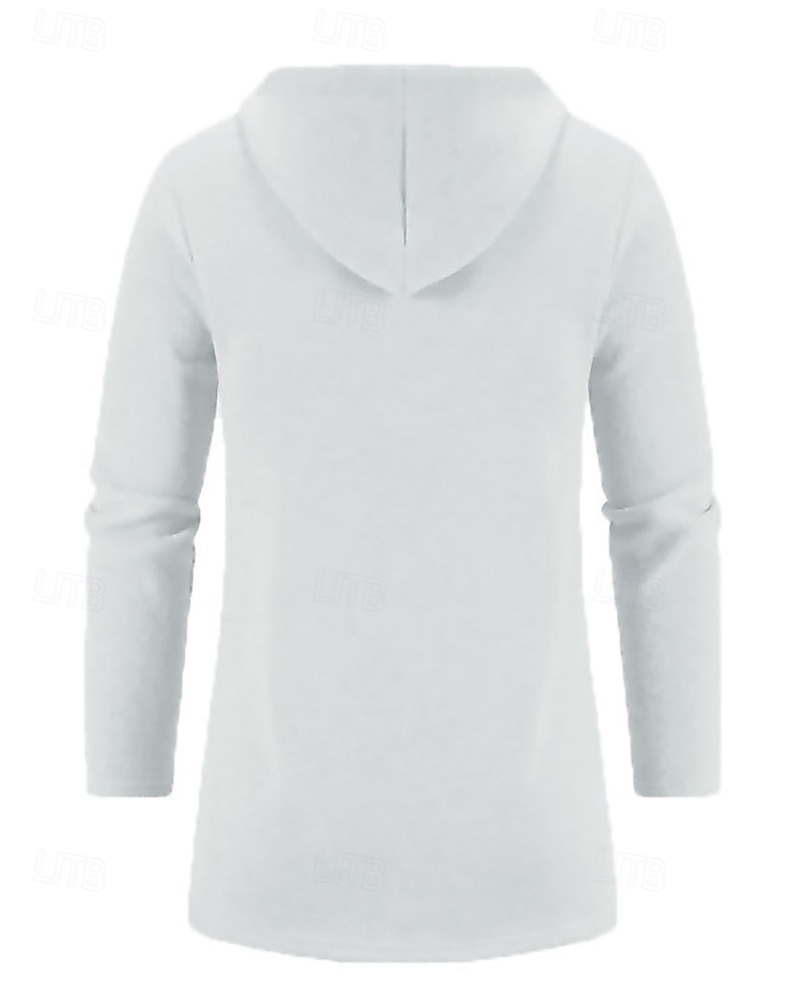 Férfi Felöltő Ballonkabát Hosszú Trench kabát Vakáció Napi Tavasz Tél Poliészter Szélbiztos Melegen tartani Felsőruházat Ruházat Divat Klasszikus Sima Zseb Kapucni Cipzár 2026 - $27.99 –P3