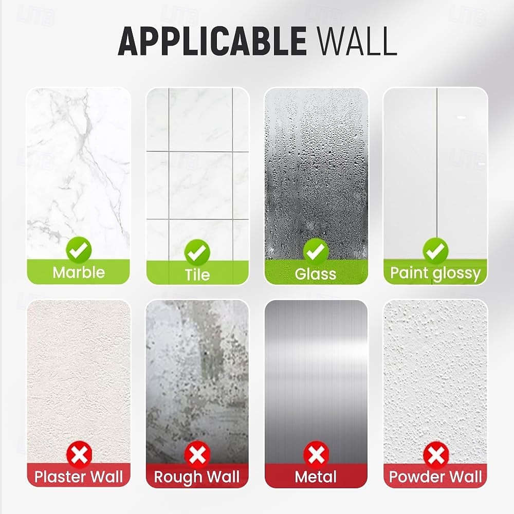 4-pack sugkoppskrokar för kransar på glas, modell sugkoppskrokar utan borrning, kranshängare för ytterdörrar, handdukskrokar i metall för duschar och badrumsspeglar 2026 - $6.99 –P5