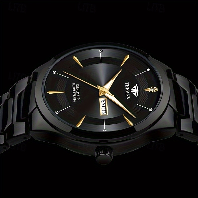un nuovo orologio da uomo originale in stile business px7 orologio al quarzo luminescente resistente all'acqua con indicazione di data e giorno alla moda casual e versatile regalo ideale per la vita e del 2025 a $17.99 –P3