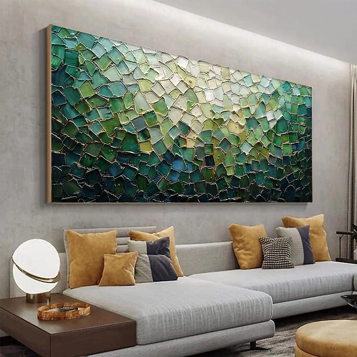 Hang-pictate pictură în ulei Pictat manual Vertical Peisaj Floral / Botanic Modern Fără a cadru interior 2026 - $61.99 –P7
