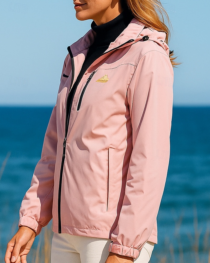 Pentru femei Αντιανεμικό Jachetă Softshell Μπουφάν πεζοπορίας În aer liber Impermeabil Respirabil Îmbrăcăminte pentru drumeții Primăvară Toamnă Topuri Pescuit Camping / Drumeții / Speleologie Alergat 2025 - $28.99 –P3