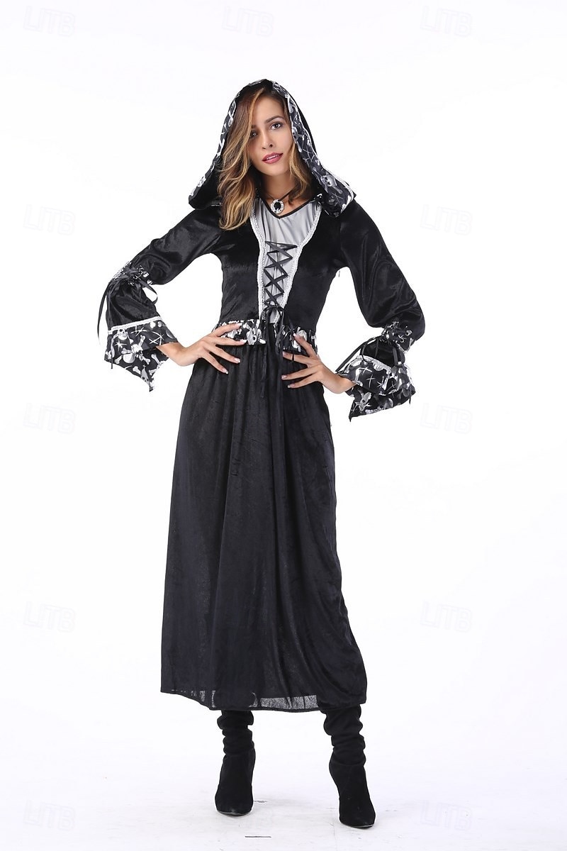 Čerodějnice Čaroděj předvečer Všech svatých Šaty Fancy kostým Kostýmy pro páry cosplay Dospělé Dámské předvečer Všech svatých Karneval Výkon Párty Jednoduché Halloweenské kostýmy Oblékněte se 2025 - $44.99 –P8