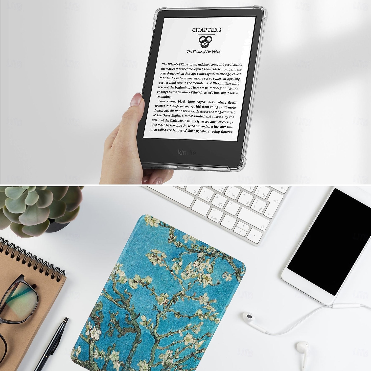 Чехол для планшета Amazon Kindle Paperwhite (12-го поколения) 2024 года, Kindle Paperwhite 11-го поколения 2022 года, 6-спусковая ручка, интеллектуальное автоматическое включение/выключение, защитный 2026 - $19.99 –P7