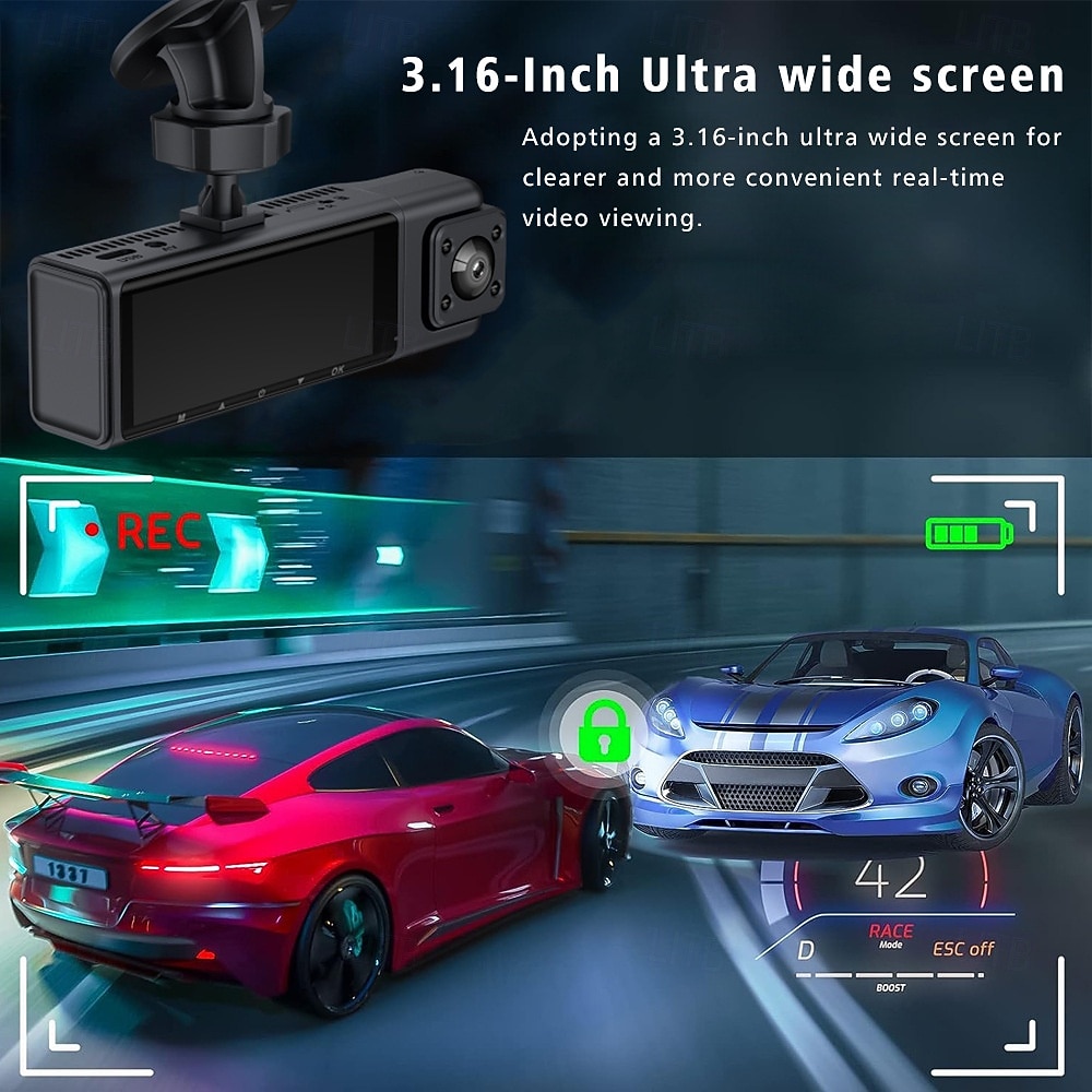 1080p Full HD Car DVR  3 inch IPS Dash Cam with WIFI / Night Vision / Loop recording 4 infrared LEDs Car Recorder 2025 - $45.99 –P4
