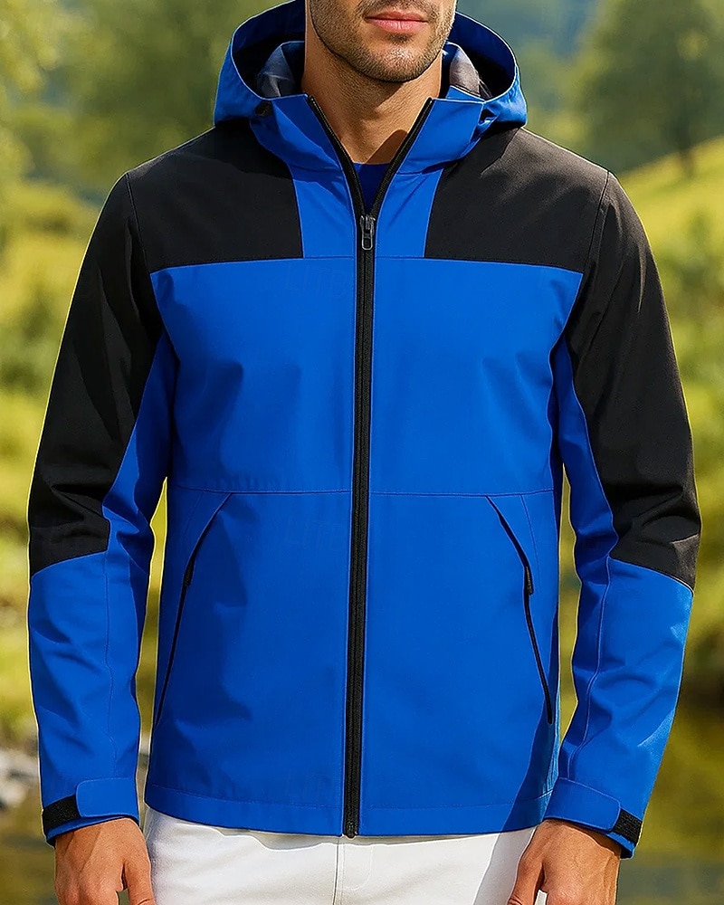 Hombre Cortavientos Chaqueta Chaqueta Softshell Chaqueta para senderismo Al aire libre Impermeable Resistente al Viento Trajes de senderismo Ropa de senderismo Primavera Otoño Camiseta Pesca Camping 2025 - $26.99 –P4