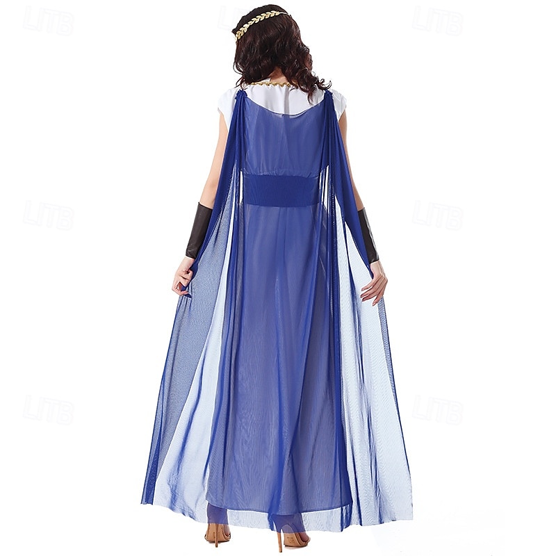 Древняя Греция ROMAN Необычные костюмы Платье-тога богиня Маскарадный костюм Жен. фантазия Хэллоуин Карнавал Выступление Для вечеринок Взрослые Платье Пояс Накидка 2026 - $46.99 –P2