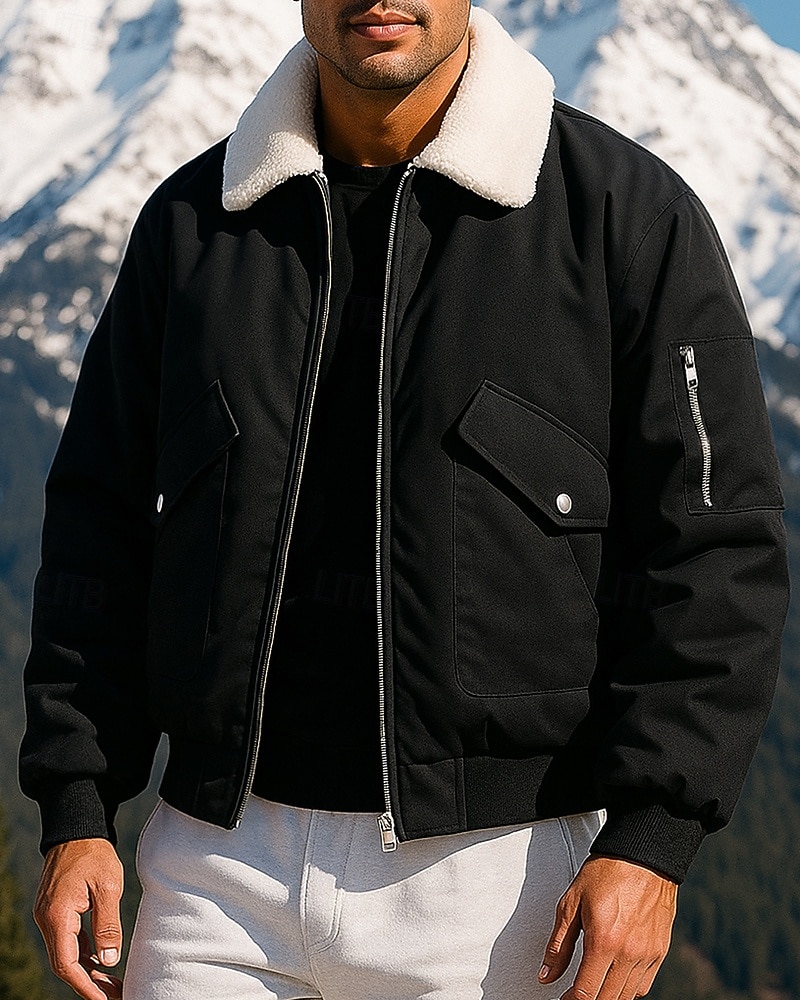 Hombre Chaqueta bómber Chaqueta para senderismo chaqueta impermeable Al aire libre Impermeable Resistente al Viento Trajes de senderismo Ropa de senderismo Invierno Otoño Camiseta Pesca Camping 2025 - $44.99 –P6