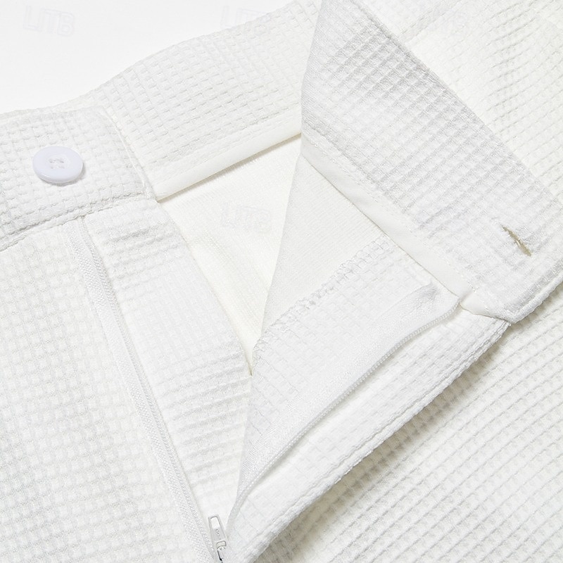 Муж. Штаны Костюм Костюм Брюки Вафельные штаны Вязаные штаны Передний карман Прямая нога Мульти-упаковка Полотняное плетение Комфорт Полная длина Официальные Свадьба Бизнес 2026 - $42.99 –P4