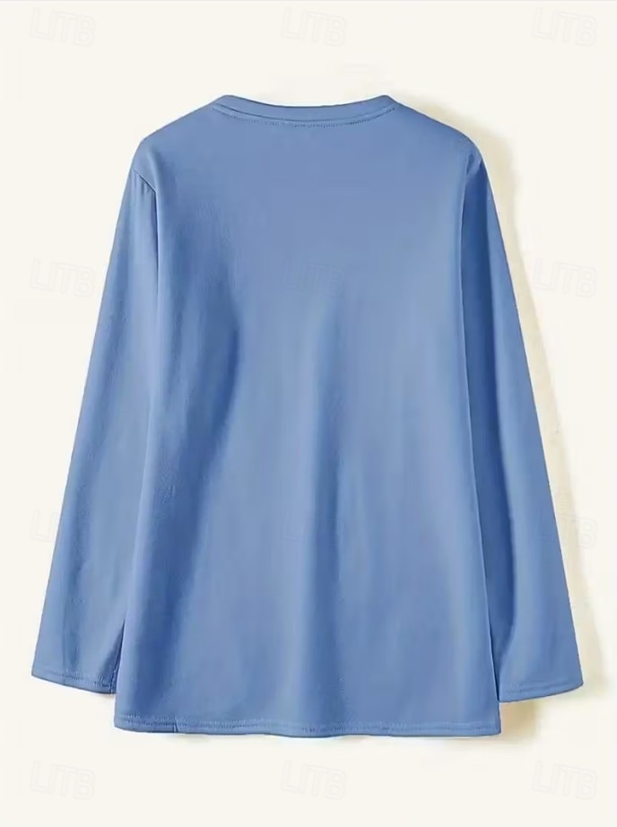 Naisten Pullover-huppari Kuvitettu Kirjain Lämmin Vapaa-aika Sumea Pitkähihainen Tiukka pyöreä kaula-aukko Pyöreä kaula-aukko Tavalliset topit Katu Kausaliteetti Vaalea vaaleanpunainen Musta 2025 - $25.99 –P2