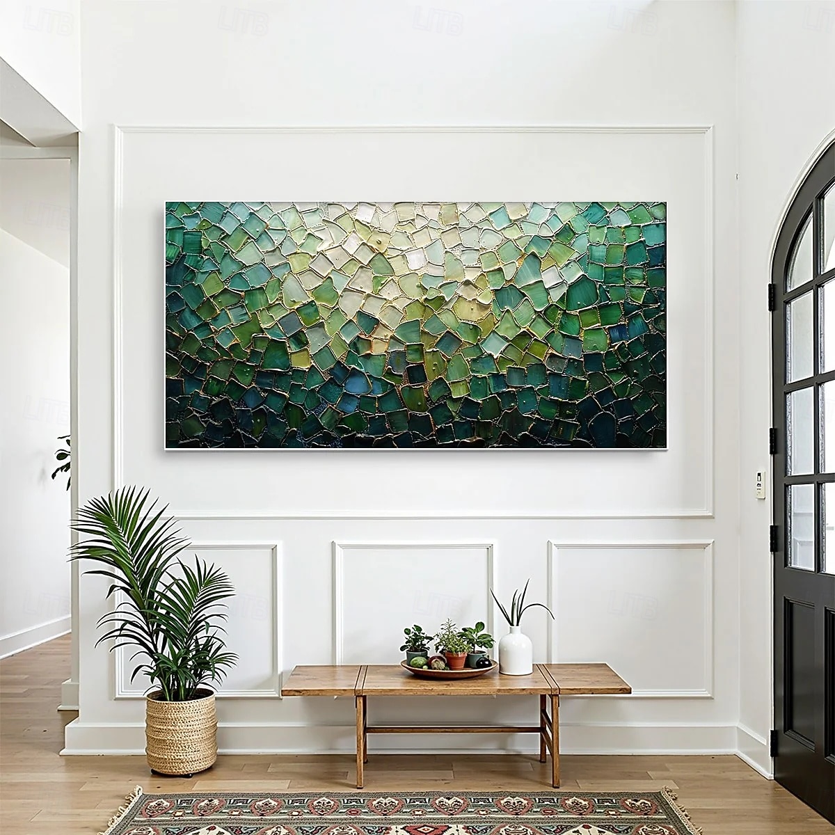 Hang-pictate pictură în ulei Pictat manual Vertical Peisaj Floral / Botanic Modern Fără a cadru interior 2026 - $61.99 –P2