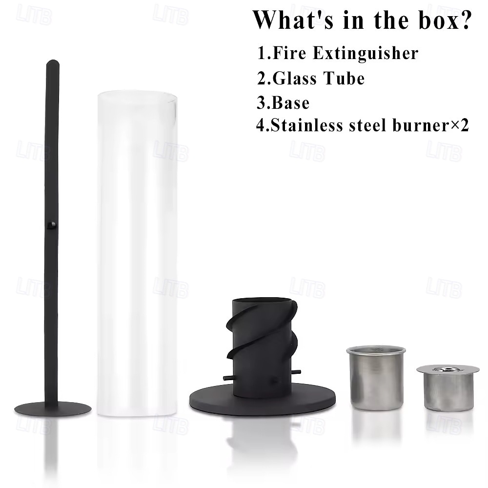 2026年 キャンプ用のガラステーブルとリモコン付きの卓上ファイヤーピット屋外ファイヤーピット  コレクション – $77.99 –P1