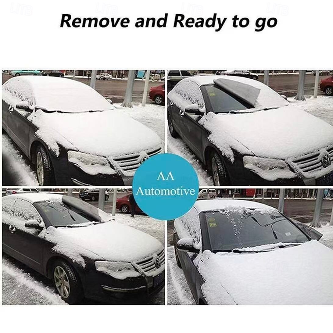 Funda magnética antinieve para coche, funda para media nieve con protección para parabrisas delantero, parasol grueso y protector de nieve resistente al calor para invierno y verano. 2025 - $10.99 –P4