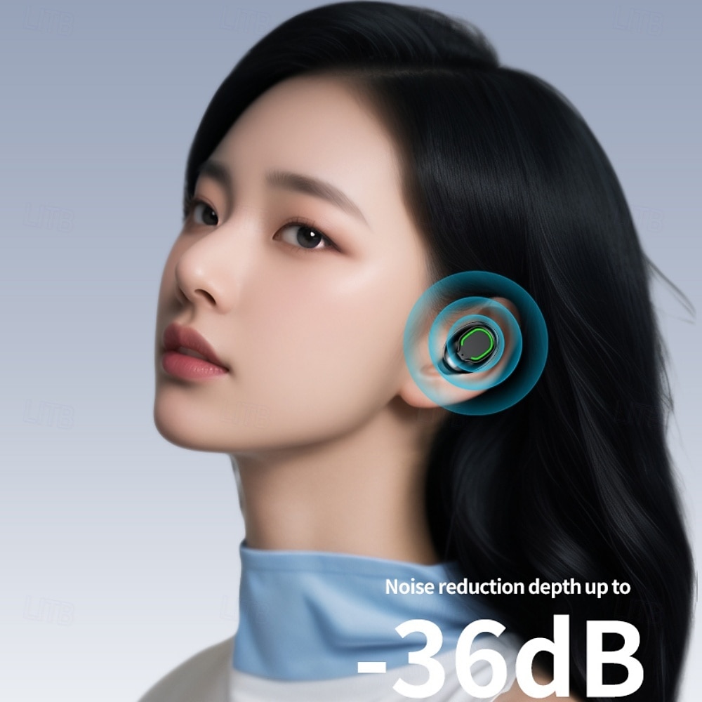 QB70 True Wireless Headphones TWS Earbuds In Ear Bluetooth 5.3 Sports Deep Bass for Apple Samsung Huawei Xiaomi MI  Gym Workout Trekking Running Office Business 2025 - $15.99 –P9